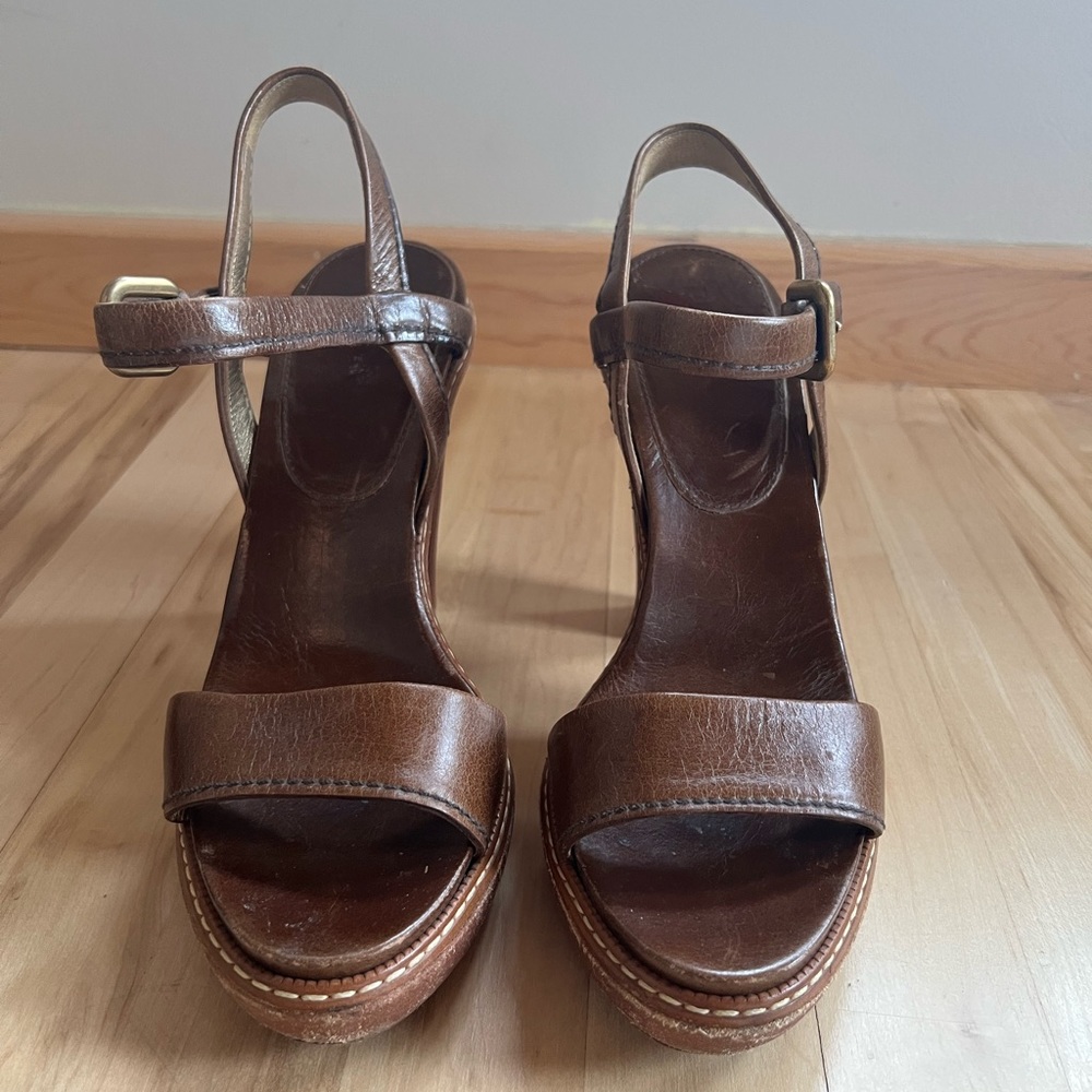 Prada vintage platform sandals (early 2000s)